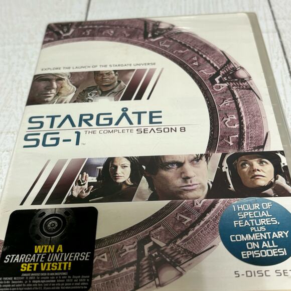 Stargate SG-1 Season 8 5 Disc Set New In Package - Picture 5 of 6